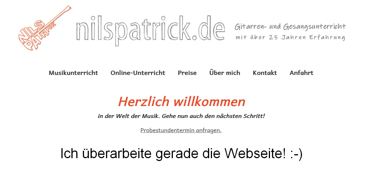 Hinweis auf Wartungsarbeiten